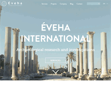 Tablet Screenshot of eveha-international.com